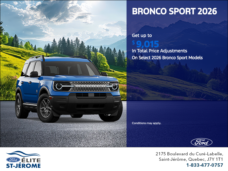 2026 Ford Bronco Sport