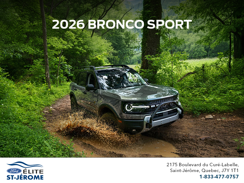 2026 Ford Bronco Sport