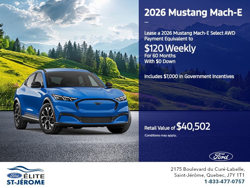 2026 Ford Mustang Mach-E