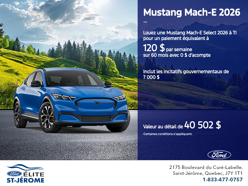 Ford Mustang Mach-E 2026