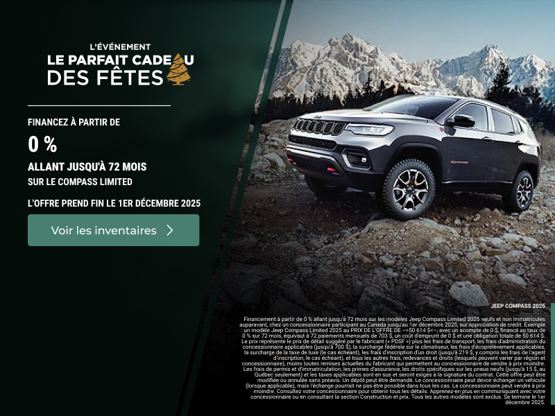 L'événement mensuel de Jeep