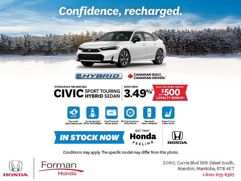 Get the 2025 Honda Civic Hybrid!