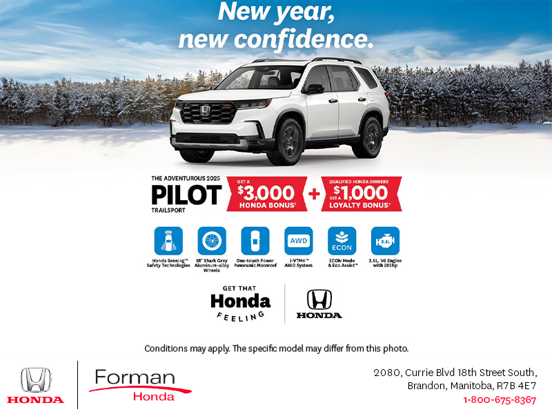 Get the 2025 Honda Pilot