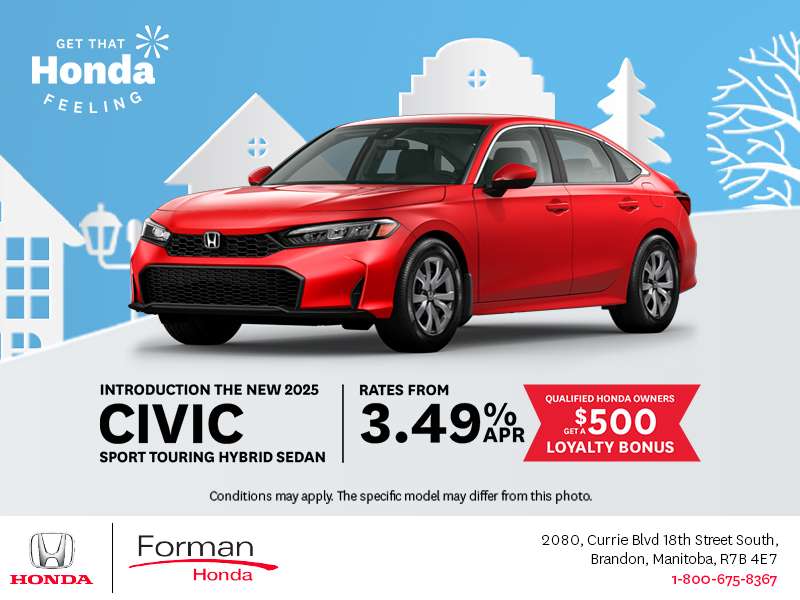 Get the 2025 Honda Civic Hybrid!