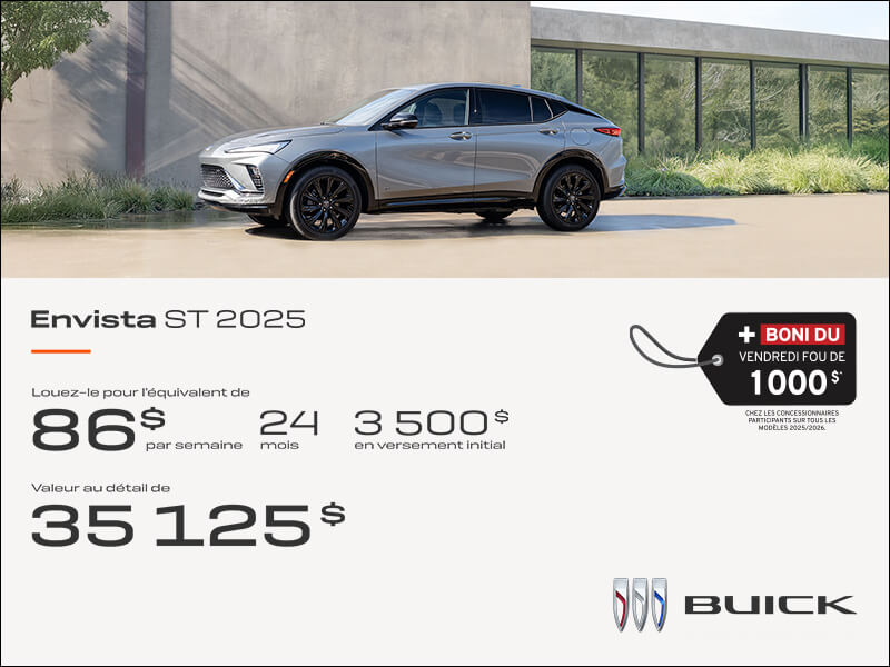 Procurez-vous la Buick Envista 2025