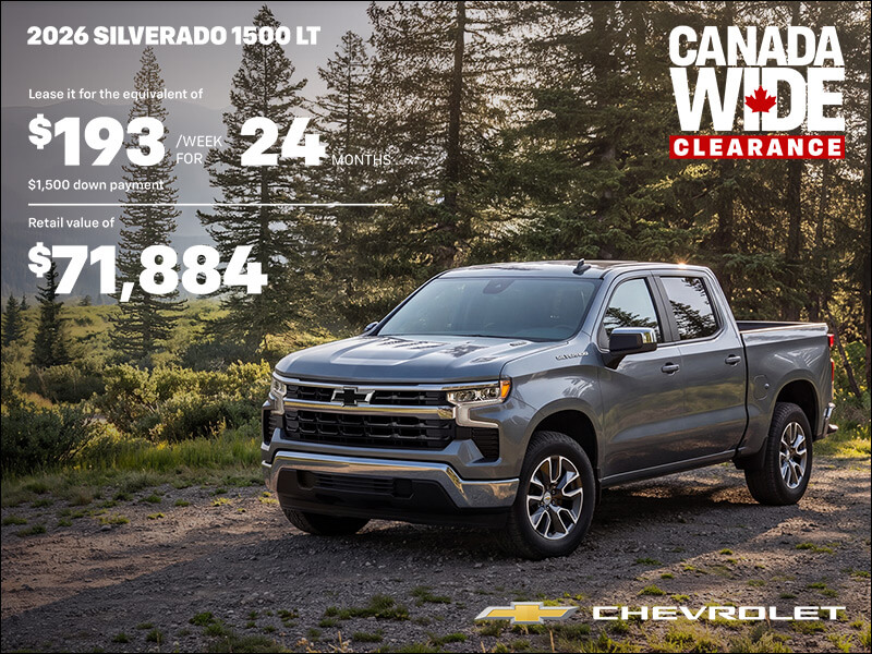 The 2026 Chevrolet Silverado 1500 LT