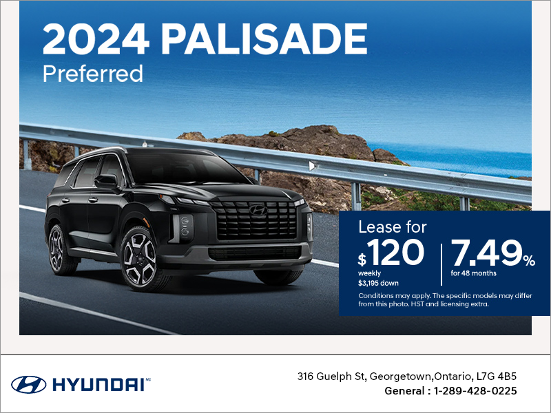 Get the 2024 Hyundai Palisade