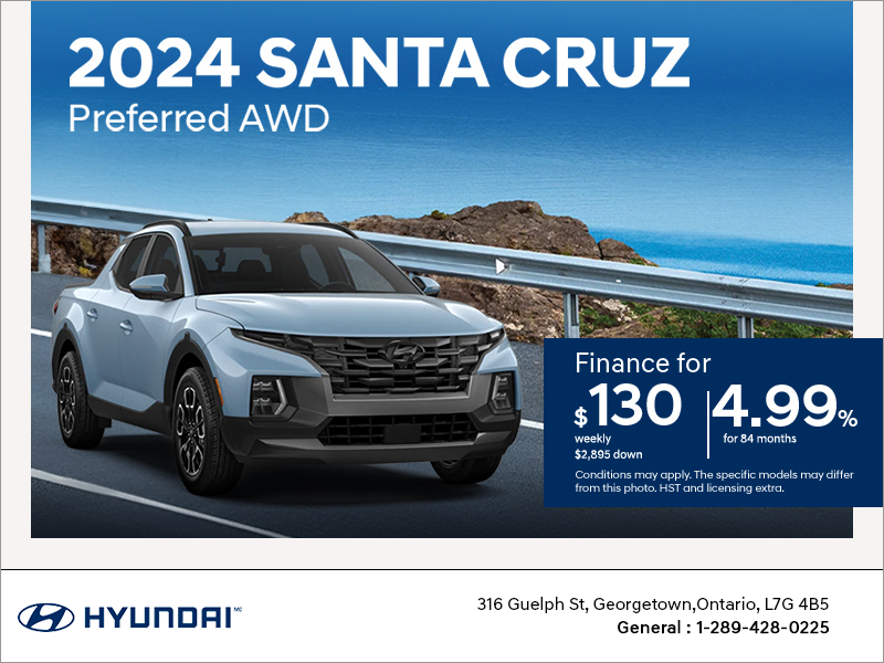 Get the 2024 Hyundai Santa Cruz