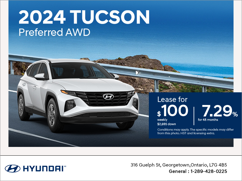 Get the 2024 Hyundai Tucson