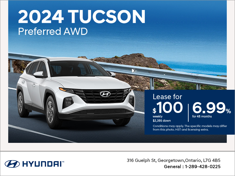 Get the 2024 Hyundai Tucson
