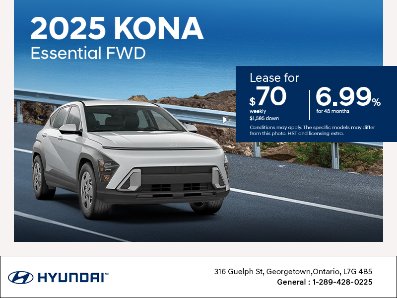 Get the 2025 Hyundai Kona