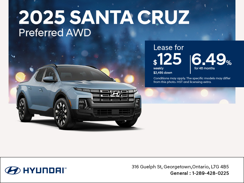 Get the 2025 Hyundai Santa Cruz