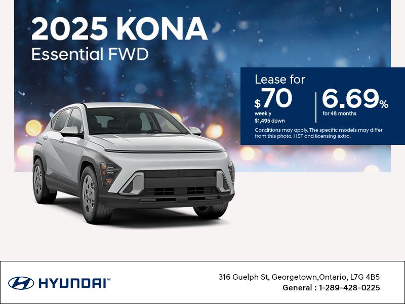 Get the 2025 Hyundai Kona