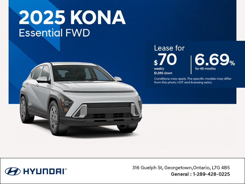 Get the 2025 Hyundai Kona