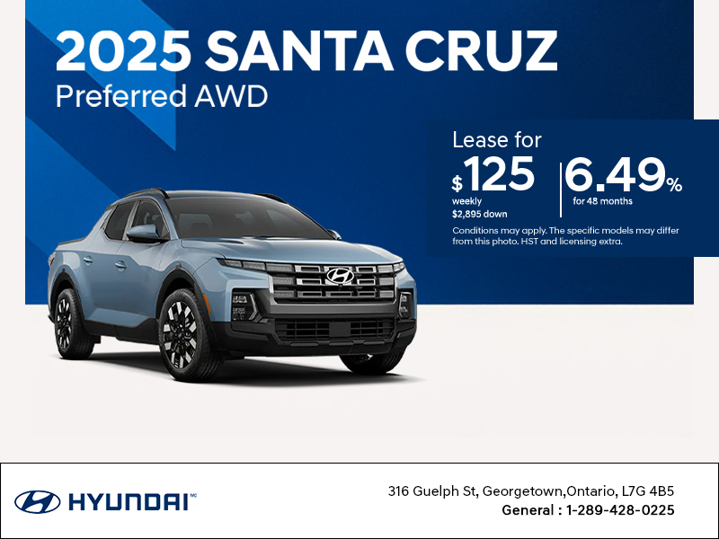 Get the 2025 Hyundai Santa Cruz