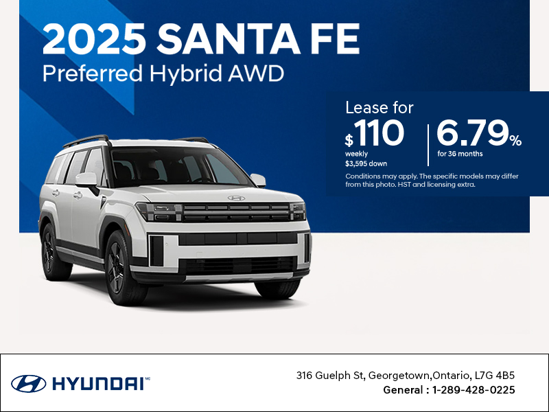 Get the 2025 Hyundai Santa Fe