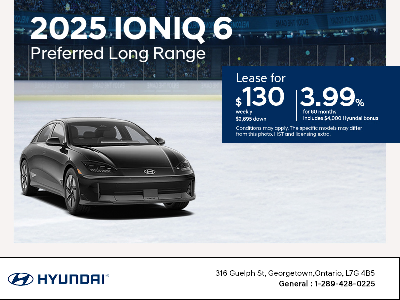 Get the 2025 Hyundai IONIQ 6