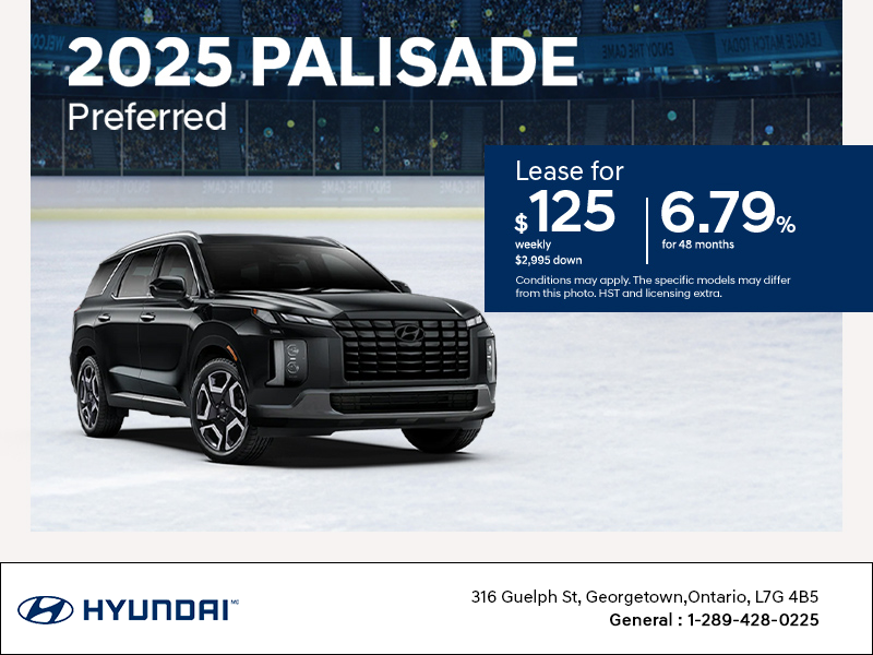 Get the 2025 Hyundai Palisade