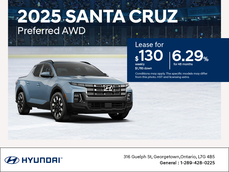 Get the 2025 Hyundai Santa Cruz