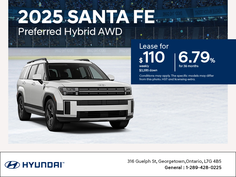Get the 2025 Hyundai Santa Fe