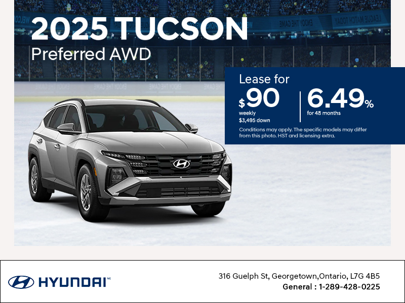 Get the 2025 Hyundai Tucson