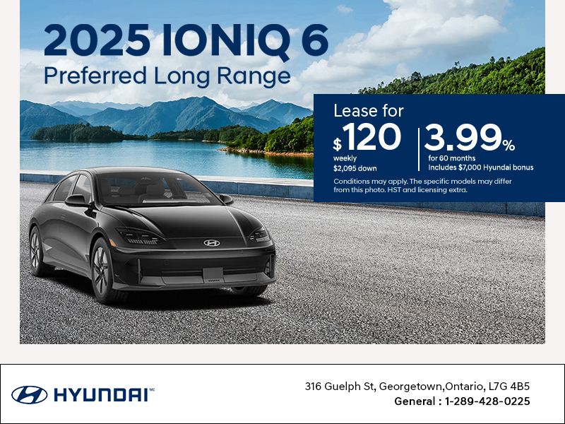 Get the 2025 Hyundai IONIQ 6