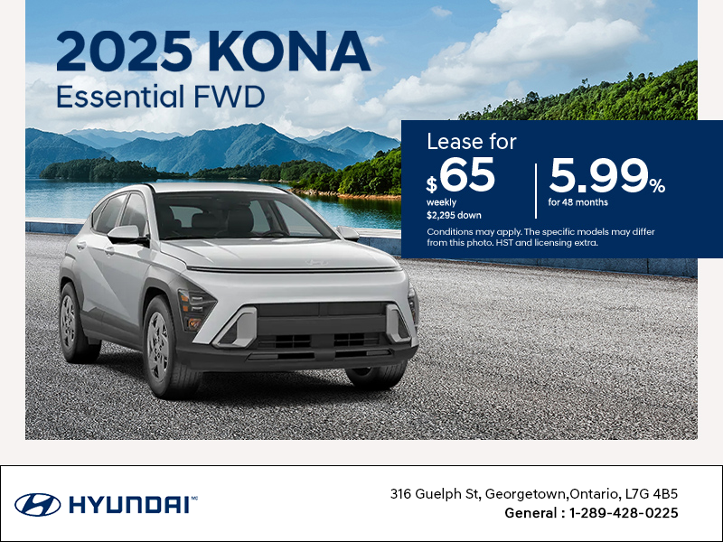 Get the 2025 Hyundai Kona