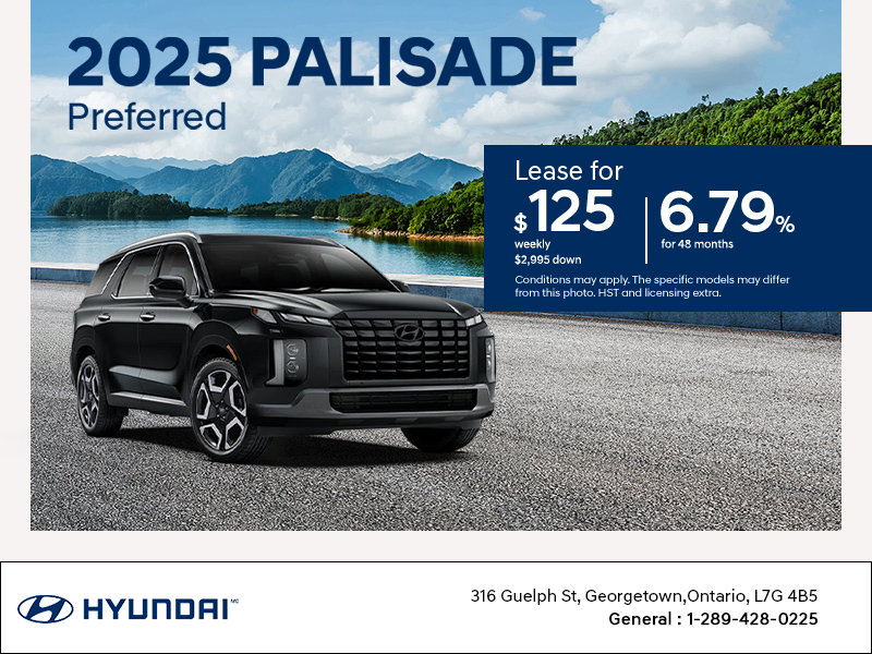 Get the 2025 Hyundai Palisade