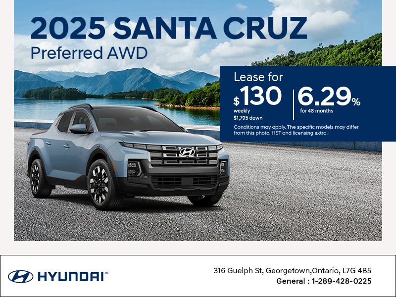 Get the 2025 Hyundai Santa Cruz