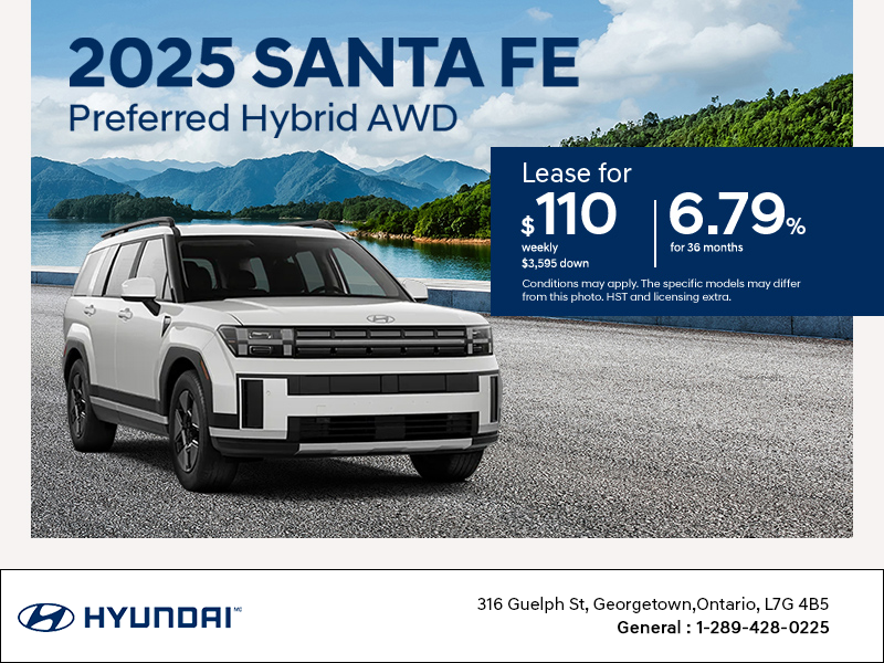 Get the 2025 Hyundai Santa Fe