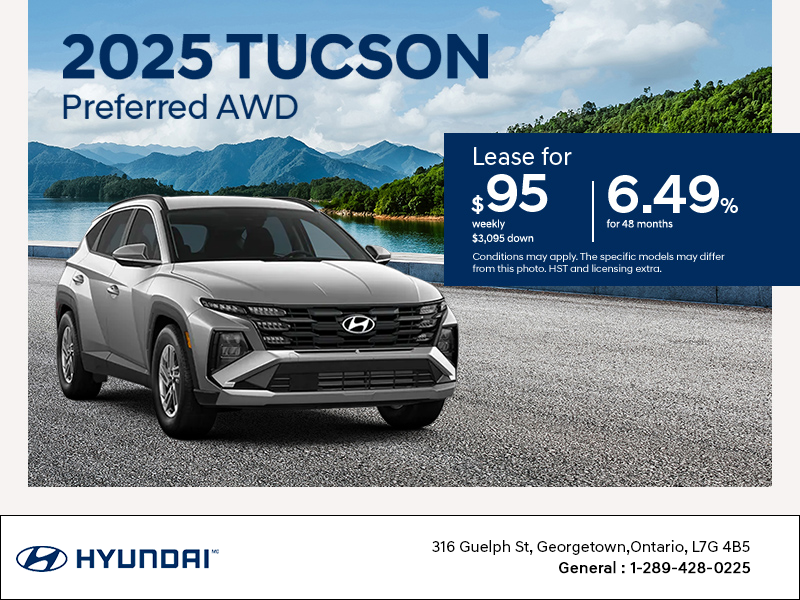 Get the 2025 Hyundai Tucson