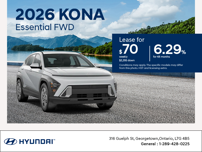 Get the 2026 Hyundai Kona