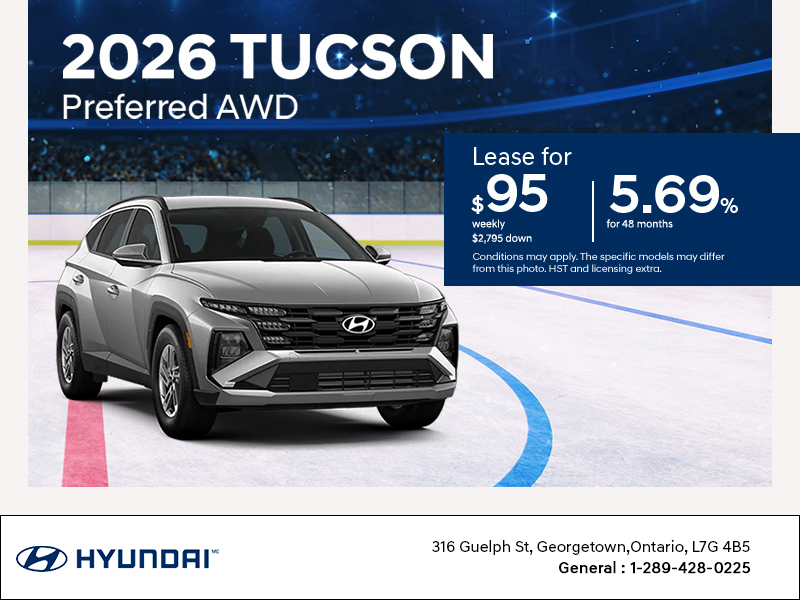 Get the 2026 Hyundai Tucson