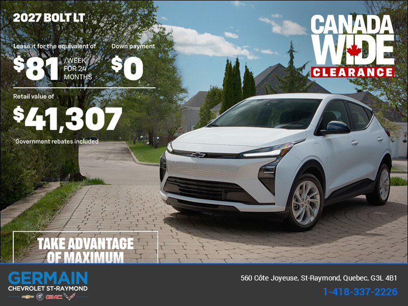 Get the 2027 Chevrolet Bolt LT