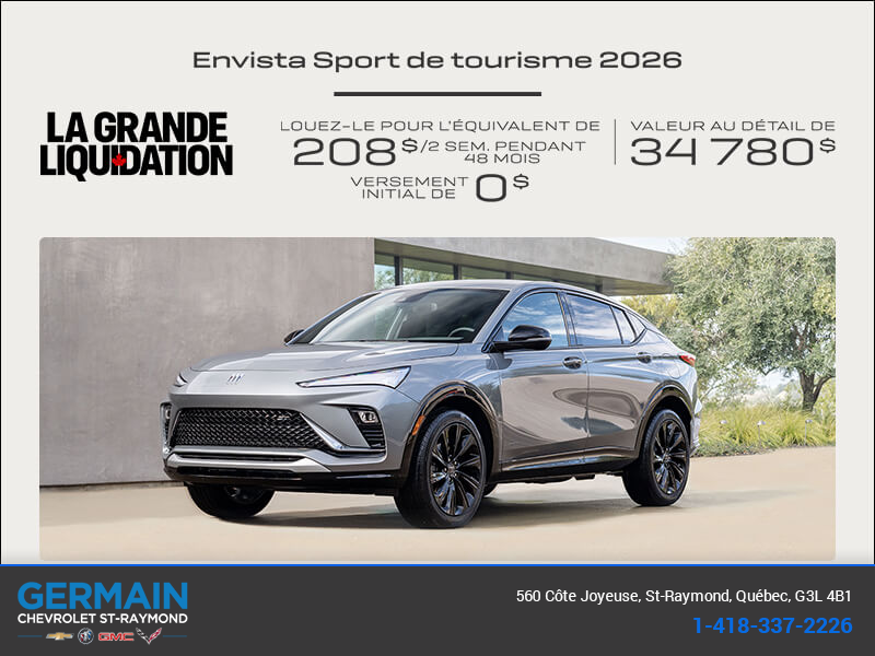 Procurez-vous la Buick Envista 2026