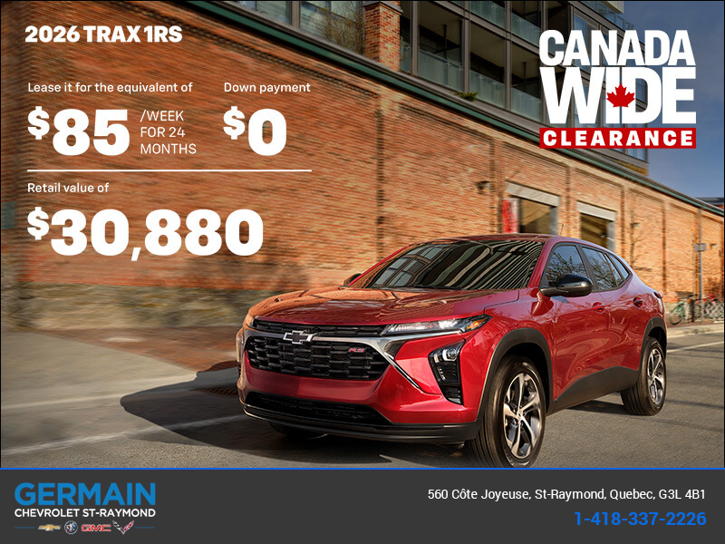 The 2026 Chevrolet Trax 1RS