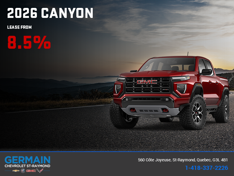 The 2026 GMC Canyon