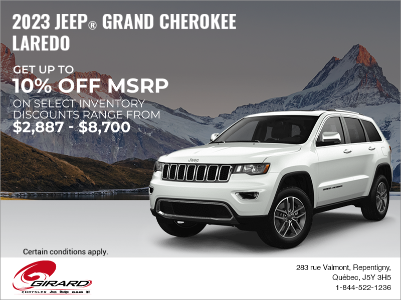 Get the 2023 Jeep Grand Cherokee!