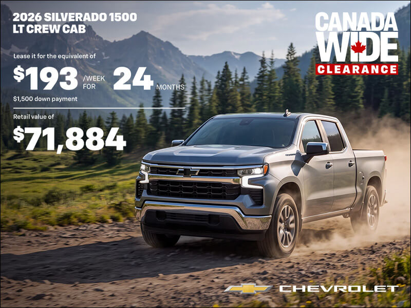 The 2026 Chevrolet Silverado 1500 LT