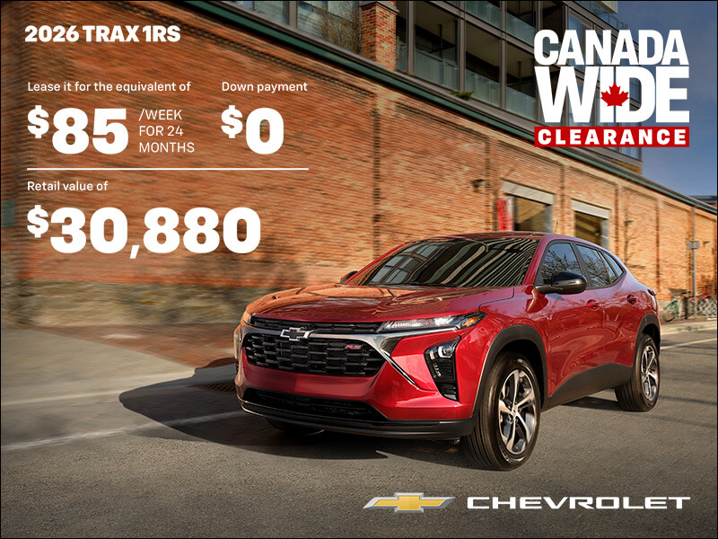 The 2026 Chevrolet Trax 1RS