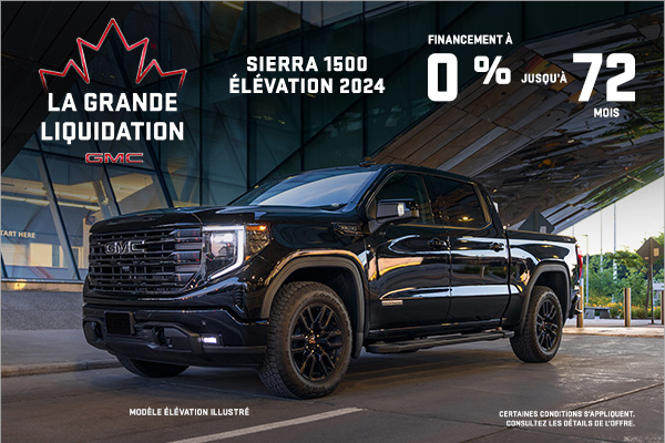 Le GMC Sierra 1500 Élévation 2024