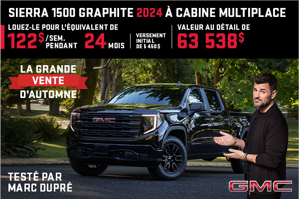 Le GMC Sierra 1500 Graphite 2024