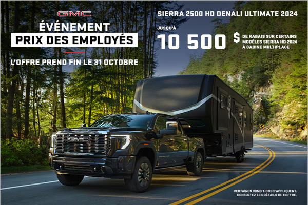 Le GMC Sierra 2500 HD Denali Ultimate 2024