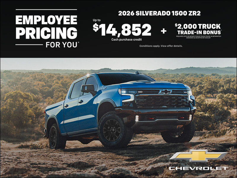 The 2026 Chevrolet Silverado 1500 ZR2