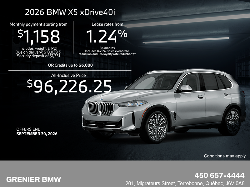 2026 BMW X5