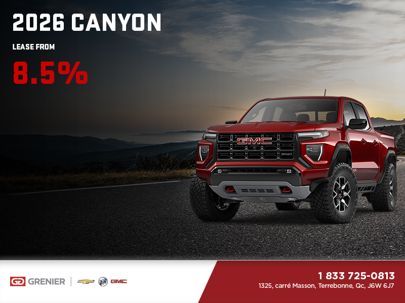 The 2026 GMC Canyon