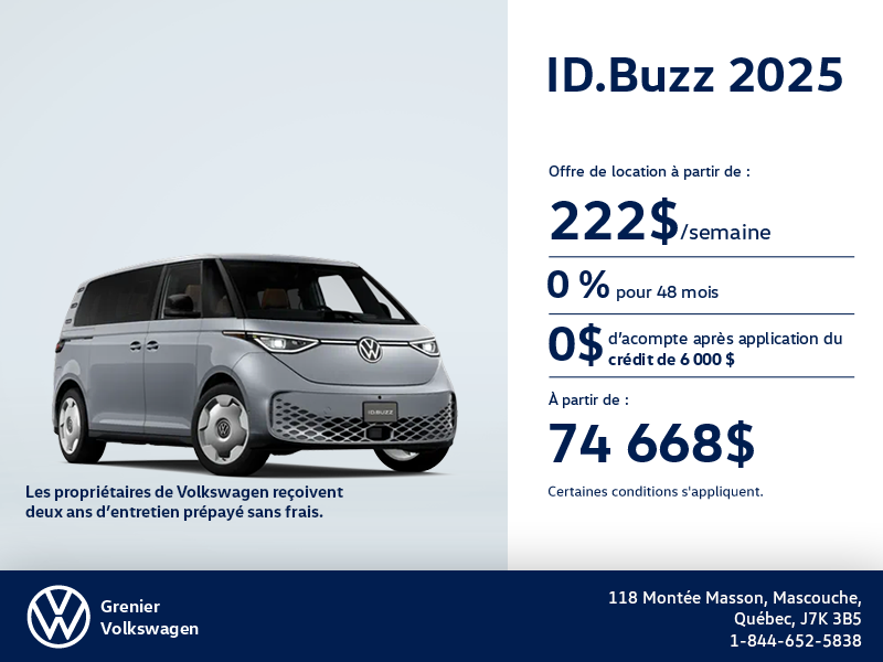 Procurez-vous la ID.BUZZ 2025