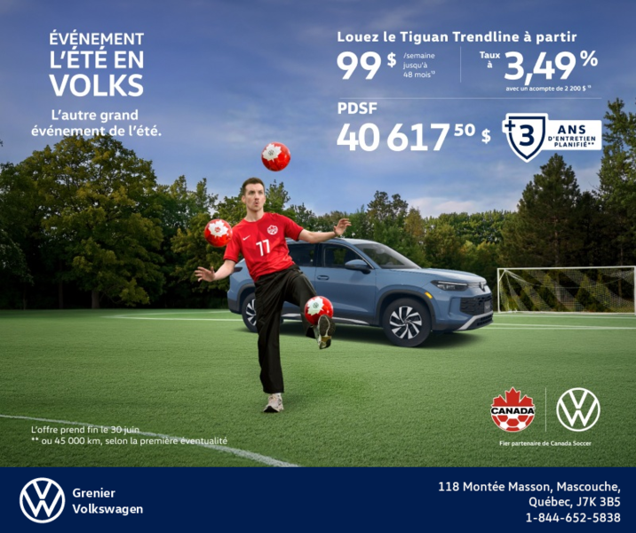 Procurez-vous le Volkswagen Tiguan 2026