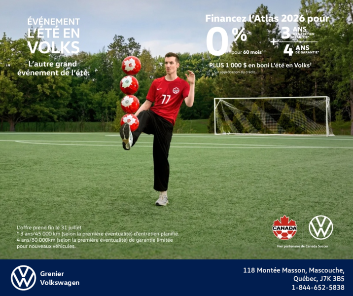Procurez-vous le Volkswagen Atlas 2026