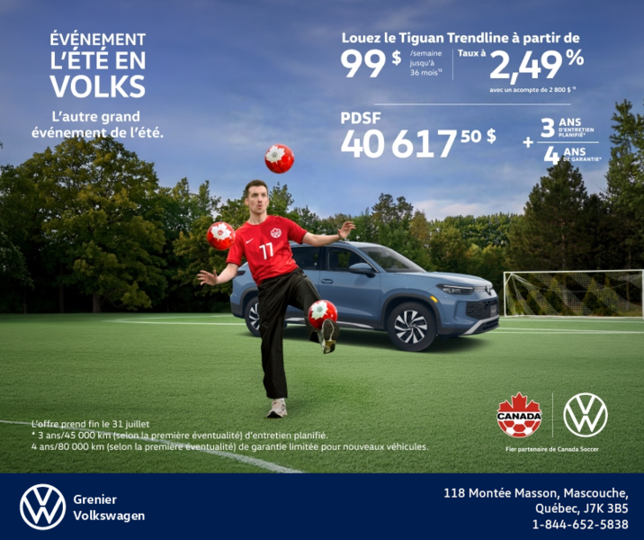 Procurez-vous le Volkswagen Tiguan 2026